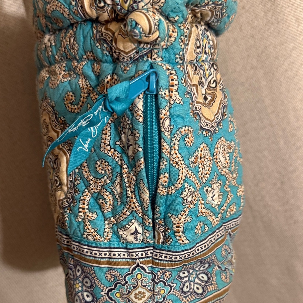 Vera Bradley Teal and Beige Patterned Bag